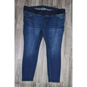 Old Navy Maternity Rockstar Super Skinny Front Low Panel Jeans